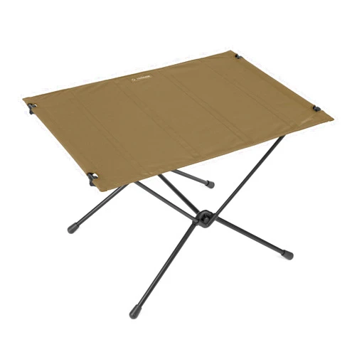 Helinox Table One Hard Top Lightweight, Collapsible, Portable, Outdoor Camping Table, Large - 29.5 x 22.5 Inches, Coyote Tan