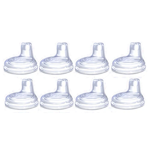 Nuby Replacement Silicone Spouts 8 Pack