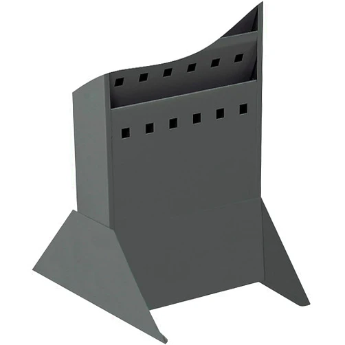 Safco Products 4323BL Steel Base for Steel Magazine Rack (sold separately), Black