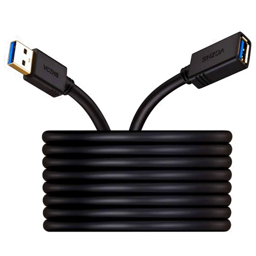 VCZHS Tech VCZHS USB Extension Cable 20 ft - USB 3.0 Extension Cable USB Male to Female Extension Cable for USB Flash Drive, Card Reader, Hard Drive, Keyboard,Mouse,PlayStation, Xbox, Printer, Webcam