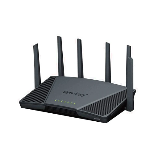 Synology RT6600ax - Tri-Band 4x4 160MHz Wi-Fi router, 2.5Gbps Ethernet, VLAN segmentation, Multiple SSIDs, parental controls, Threat Prevention, VPN (US Version)
