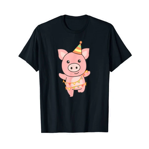 Geburtstag Schwein Kinder Geburtstagsparty Kinder Pig for Birthday for Children a Birthday Pig T-Shirt