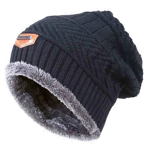 HINDAWI Winter Beanie Hat for Boys Girls (5-14 Years) Slouchy Beanie Windproof Warm Knit Kids Skull Cap