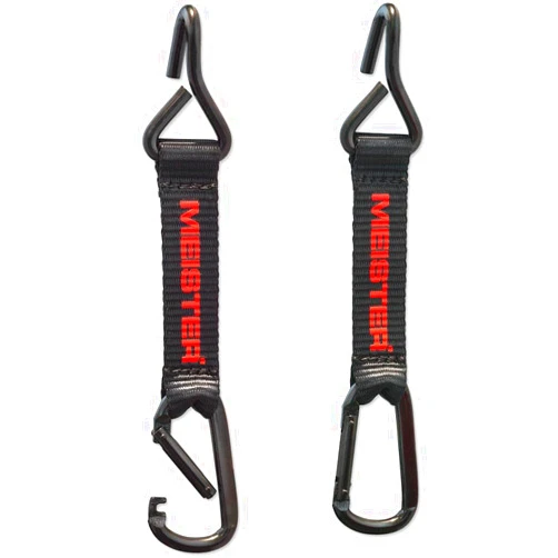 Meister Hang-Tough Fence Hooks for Baseball, Softball, Tennis & Camping (Pair)