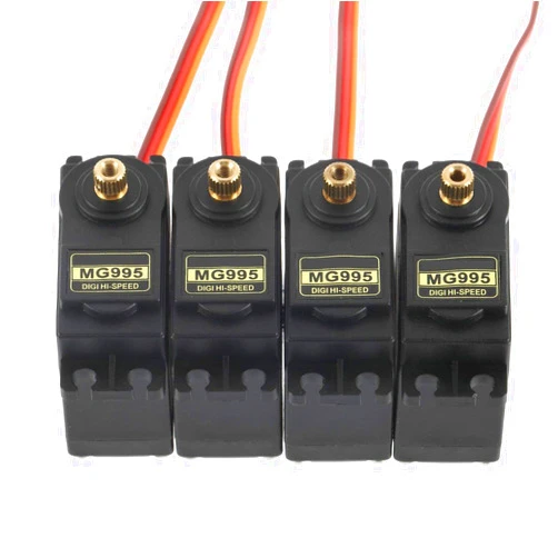 WST Tower P MG995 Analog Servo Digital 180° High Speed Metal Gear Ball Bearing Torque Compatible for JR Futaba HPI RC Robot Quadcopter Drones Helicopter Airplane Boat x 4 PCS