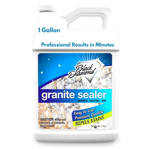 Black Diamond Stoneworks Granite Sealer: Seals and Protects -Marble, Granite, Marble, and Travertine Countertops- Sealer for All Stone Countertops. Enhance Your Stone’s Natural Beauty.