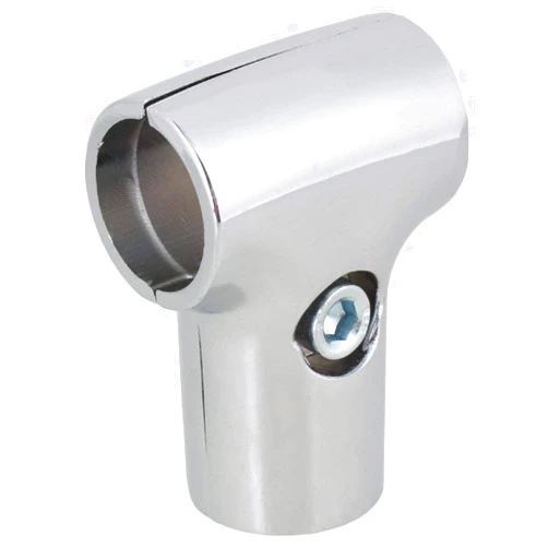 HUNGUN Silver Aluminum 25mm Display Rack Clamp Pipe Fittings Scaffold Composite Tube Connector Drying Rack Pipe Fitting