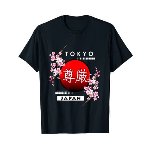 CRAZEELEBAH INC SAKURA CHERRY BLOSSOM OF BIG CITY IN JAPAN, TOKYO T-Shirt