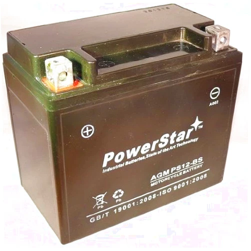 PowerStar YTX12BS CTX12-BS GTX12-BS UTX12 UTX12-BS YTX12-BS GEL Sealed Maintenance Free