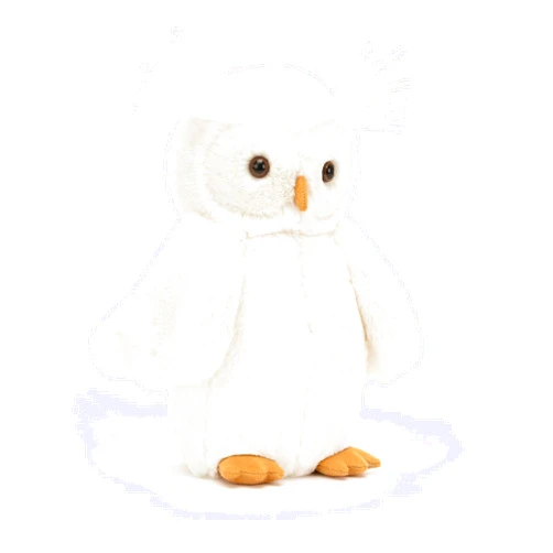Jellycat Bashful Owl Stuffed Animal, Medium 10.5 inches | Bird Plush Toy | Classic Children's Gift