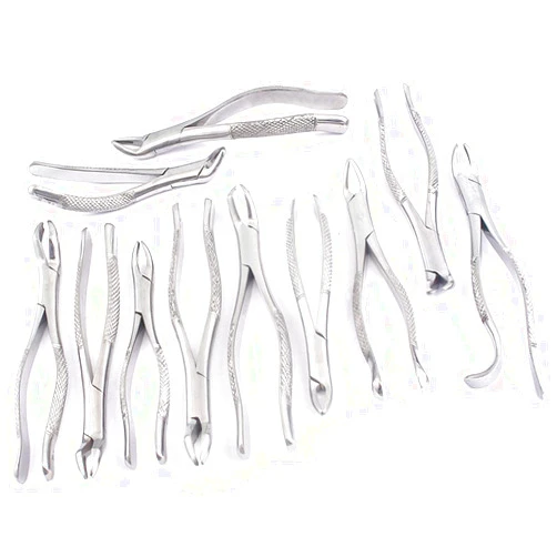 AAProTools AA PRO New German Grade Stainless Steel Set of 11 Each EXTRACTING Forceps Extraction Dental Instruments A+ Quality