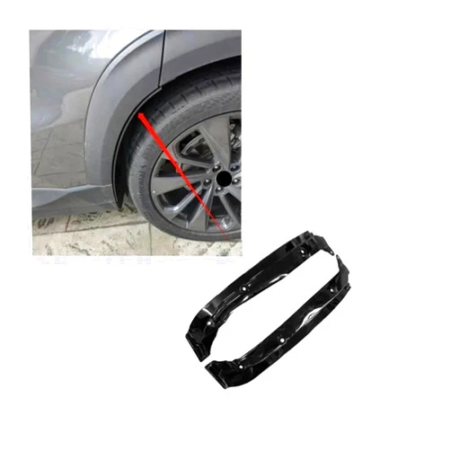 NRHYMBES Compatible for Edge Endura CD539 MK2 2015~2022 2021 Car Mud Flap Special Rear Door Rear Wheel Modification Mudguard Accessories(4pcs)