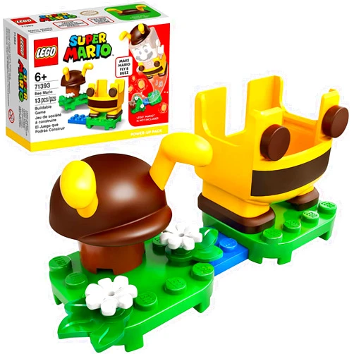 LEGO Super Mario Bee Mario Power-Up Pack 71393 Building Kit; Collectible Gift Toy for Creative Kids; New 2021 (13 Pieces)