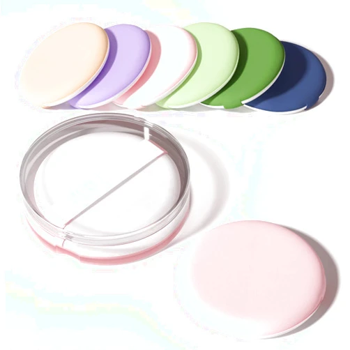 MOHOPE 8Pcs Air Cushion Makeup Sponges for Foundation with Portable Box | Latex-Free Blending Sponge for Liquid, Cream, Foundation and Powder | Round Powder Puff | Mix