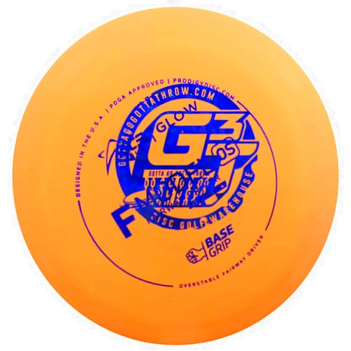 Prodigy Disc Factory Second Ace Line Glow Base Grip F Model OS Fairway Driver Golf Disc [Colors and Hot Stamps Will Vary]