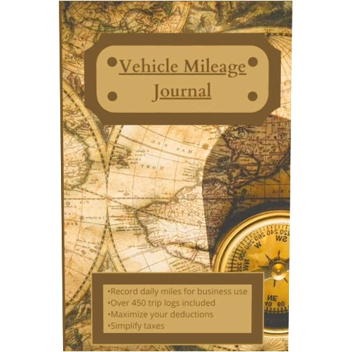 Eleven11 Emporium Prints Vehicle Mileage Journal: 400+ trip Logs for Tracking Business or Rideshare and Delievery App Mileage