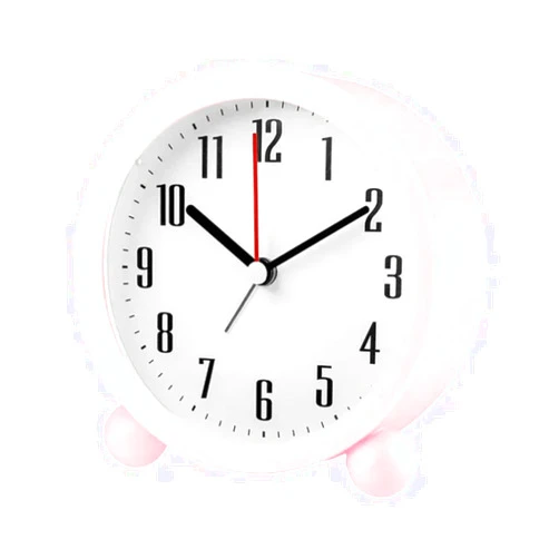 Generic Nordic Simple Alarm Clock Mute Stereo Numeral Children's Student Desk Table Clock Bedroom Study Room Simple Clock