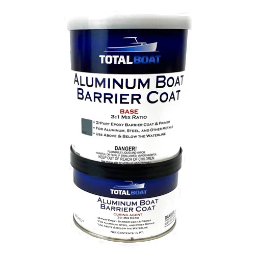 TotalBoat Aluminum Boat Barrier Coat (Quart, Gray) 32 Fl Oz (Pack of 1)