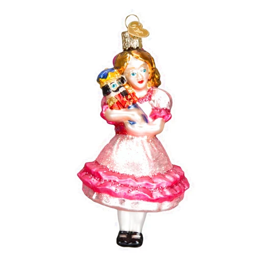 Old World Christmas OWC Clara Glass Christmas Ornament