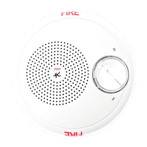 Edwards System Technologies (EST) EST Edwards GCHFWF-S7VMC Genesis Ceiling-Mt Round Speaker Strobe, 70-VRMS, White