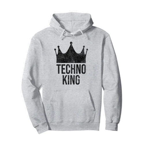 TECHNO KING TECHNOKING ROYAL APPAREL TECHNO KING TECHNOKING ROYAL MAJESTIC TECH CROWN Pullover Hoodie