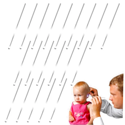 Thinslimer 20 Pack Stainless Steel Ear Spoon Ear Pick Cleaner Portable Sliver Metal Curette Remover for Ear Earwax Cleaning Tools for Women and Men