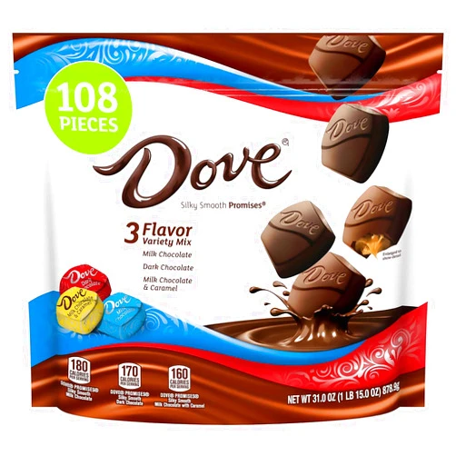Dove Promises Assorted Milk & Dark Chocolate Candy (31 oz., 108 ct.)