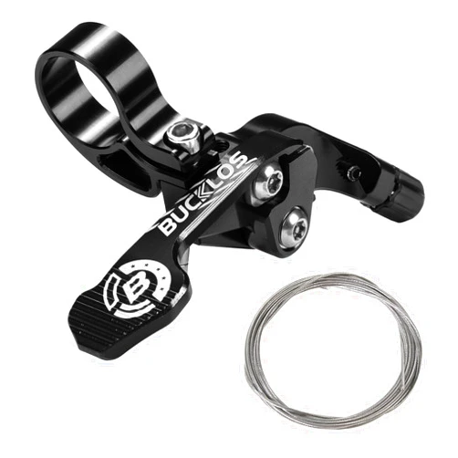 BUCKLOS Bike Dropper Seatpost Lever Remote Telescopic MTB Seatpost Dropper Bicycle Shock Remote Lever Bike Suspension Seat Post Part