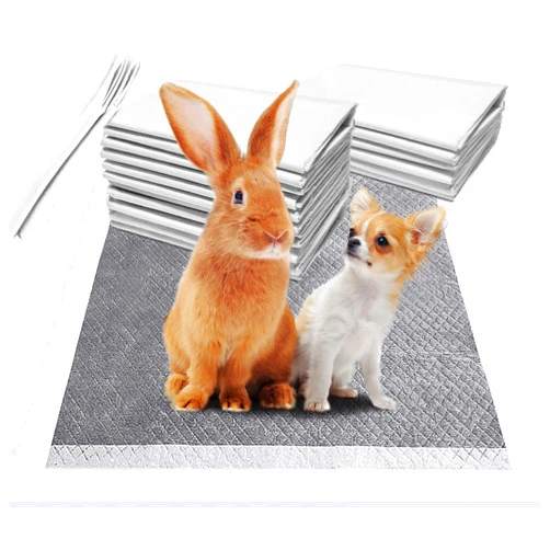 Fhiny 50PCS Rabbit Pee Pads, 18
