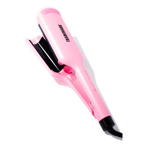 Babe Waves Trademark Beauty Hair Waver - Double Barrel Hair Crimper, Beach Waves Curling Iron, Babe Waves X, Adjustable Temperature Hair Curler, Hair Styling Tools, 1.25