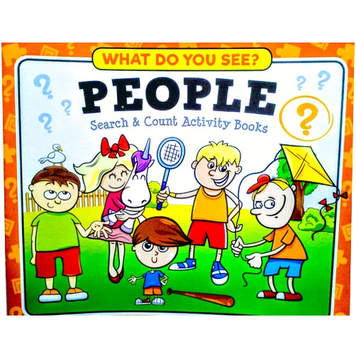 Landoll What Do You See? People Search & Count Activity Paperback Book