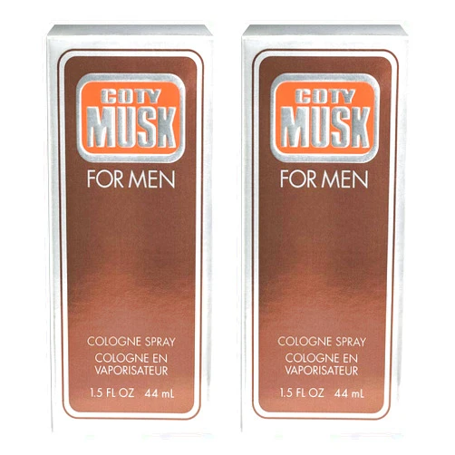Wild Musk for Men Eau de Cologne Spray 1.5 oz, Pack of 2