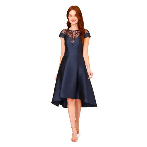 Adrianna Papell Women's Mikado Short Dress