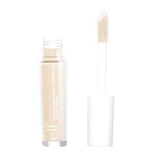 e.l.f., Hydrating Camo Concealer, Lightweight, Full Coverage, Long Lasting, Conceals, Corrects, Covers, Hydrates, Highlights, Fair Warm, Satin Finish, 25 Shades, All-Day Wear, 0.20 Fl Oz