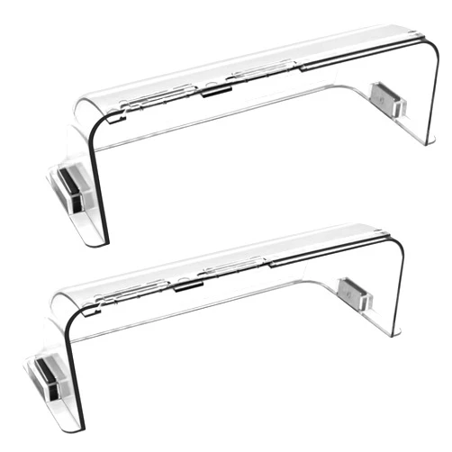DYaprigo Clear Adjustable Air Vent Deflector, Unbreakable Magnetic Heat and Air Deflector, Easy Adjust Between 10