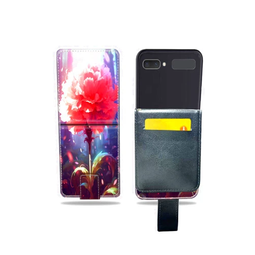 KUAVETO Wallet Case for Samsung Galaxy Z Flip Z Flip 5G Z Flip3 5G Z Flip4 with Carnation-aa15,Card Slot and Wrist Strap Flip Cover