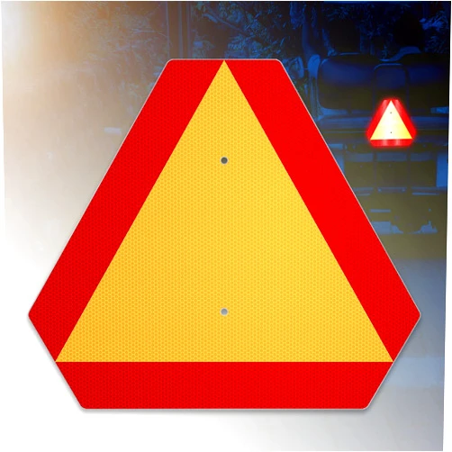 Ayifan Slow Moving Vehicle Sign Triangle Sign 14