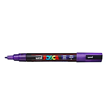 posca Art Paint Marker (PX197996000), Violet Glitter