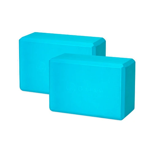 Gaiam Yoga Block - Supportive Latex-Free Eva Foam - Soft Non-Slip Surface with Beveled Edges for Yoga, Pilates, Meditation - Yoga Accessories for Stability, Balance, Deepen Stretches
