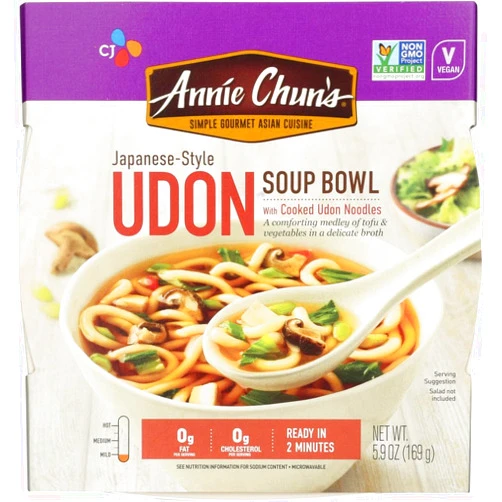 Annie Chun's Udon Soup Noodle Bowl, 5.9-Ounce Bowls (Pack of 12)
