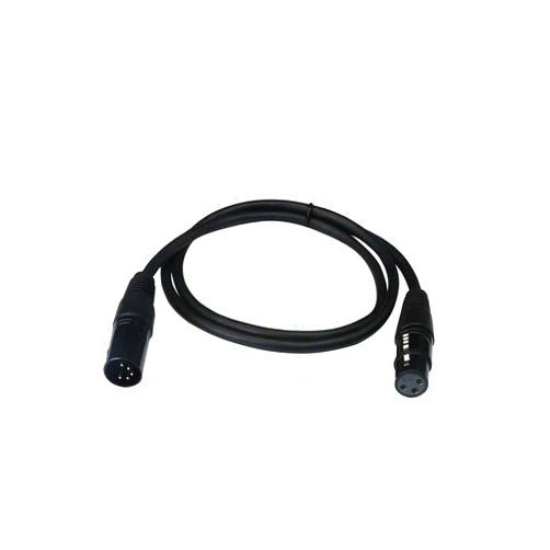 SinLoon (1m) DMX Stage Light Cable,DJ XLR Cable, 3-Pin Female XLR to 5-Pin Male XLR DMX Turnaround Connection for Moving Head Light Par Light Spotlight with XLR Input & Output (5male)