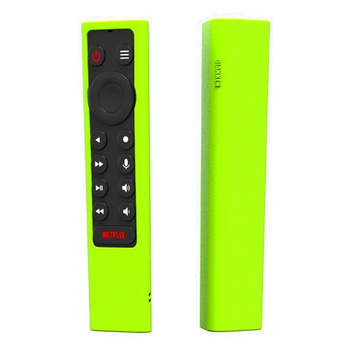 WDZP Shockproof Case Compatible for NVIDIA Shield Android TV Pro 4K HDR Streaming Media Player,Skin Holder for NVIDIA Shield Remote Controller(Glow-Green)