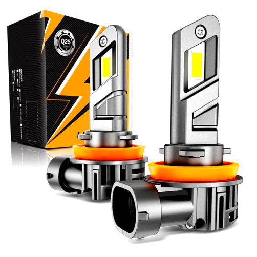 AUXFREE H11 H8 H9 Fog Light, 20000LM 6500K White, Plug and Play, Pack of 2