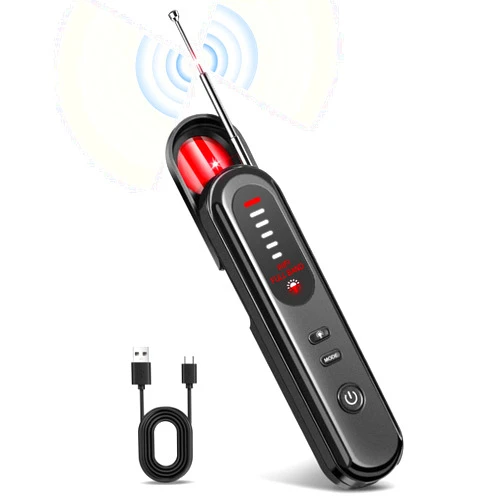 TakeCase Hidden Camera Detectors Bug Detectors - Anti-Spy Detector, Protect Privacy Counter Surveillance Equipment Intelligent Infrared Detector, Camera Detector for Hotel, Travel and Car, Indoor Use