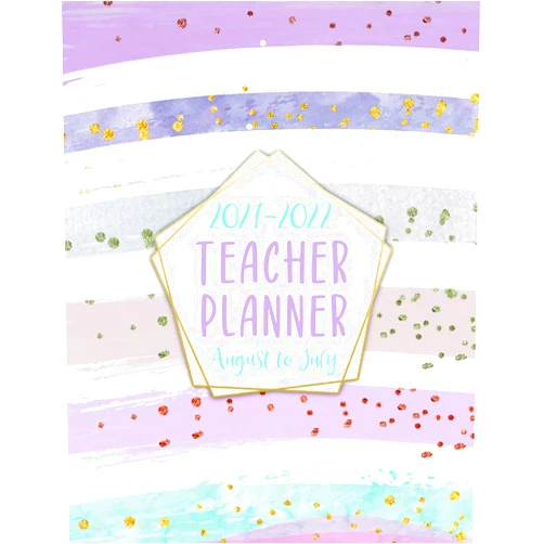 Massy Planners Teacher Planner 2021-2022: Lesson Plan Grade and Record Books for Teachers 2021-2022 Academic Year Monthly and Weekly Class Organizer | Teacher Lesson ... 2022 (Stylish & Colorful Paint Stripes)