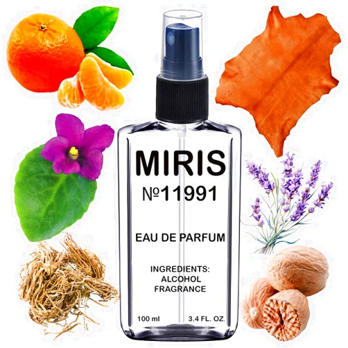 MIRIS No. 11991, Inspired by Fahrenheit, Long-Lasting Eau de Parfum for Men, Spray 3.4 Fl Oz / 100 ml