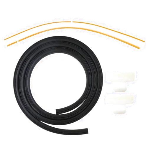 WELURE 154827601 Dishwasher Bottom Door Seal Combo Kit for Frigidaire for Ken-more for Sears for Electrolux, Kits Include Door Seal 154827601, Lower Seal 809006501, Splash Shield 154701001 by WELURE