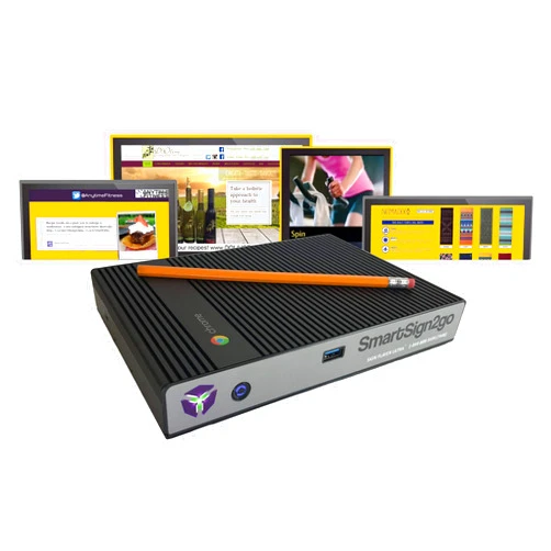 SmartSign2go Ultra Digital Signage 4K UltraHD Media Player with Easy-to-Use Cloud-based Software (includes 2-Week Free Software Trial)