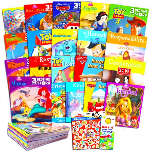 By PI Kids (Author), Disney Storybook Collection (Author), Pixar Pop Up Book (Author), Disney Books for Kids 3-5 (Foreword) & 1 more Disney Story Books Collection Set for Toddlers, Kids 3-5 - Bundle of 20 Disney and Pixar Books for Boys, Girls Featuring Cars, Toy Story, Princess, More | Bulk Disney Board Books for Kids