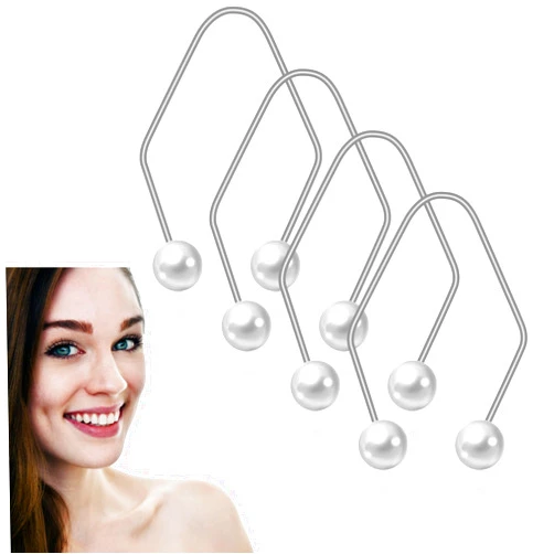 Vodolo Dimple Maker for Cheeks,4 PCS Dimple Maker for Face,White